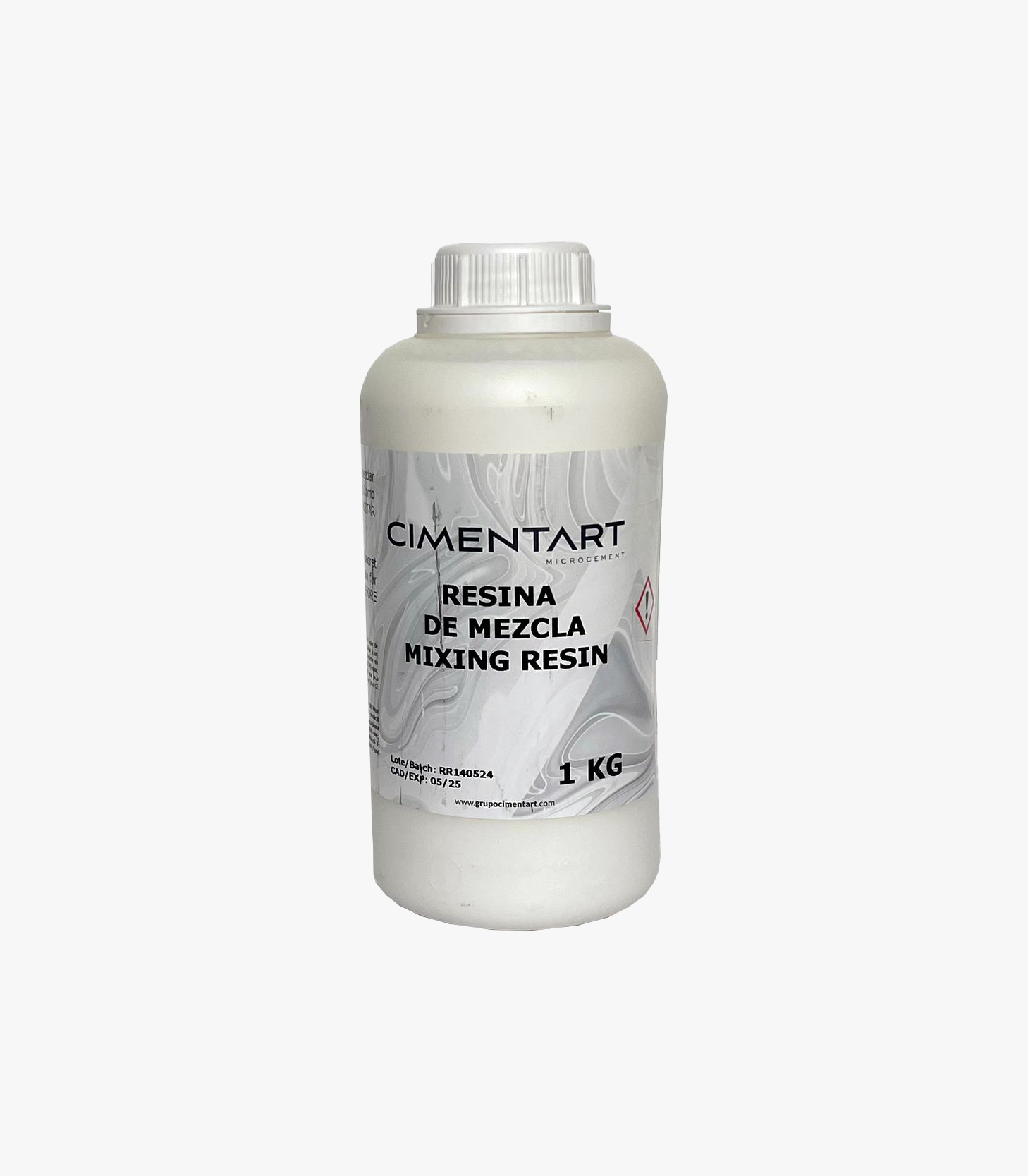 CimentArt Traditional Microcement Mixing Resins from MyMicrocement - 1kg bottle