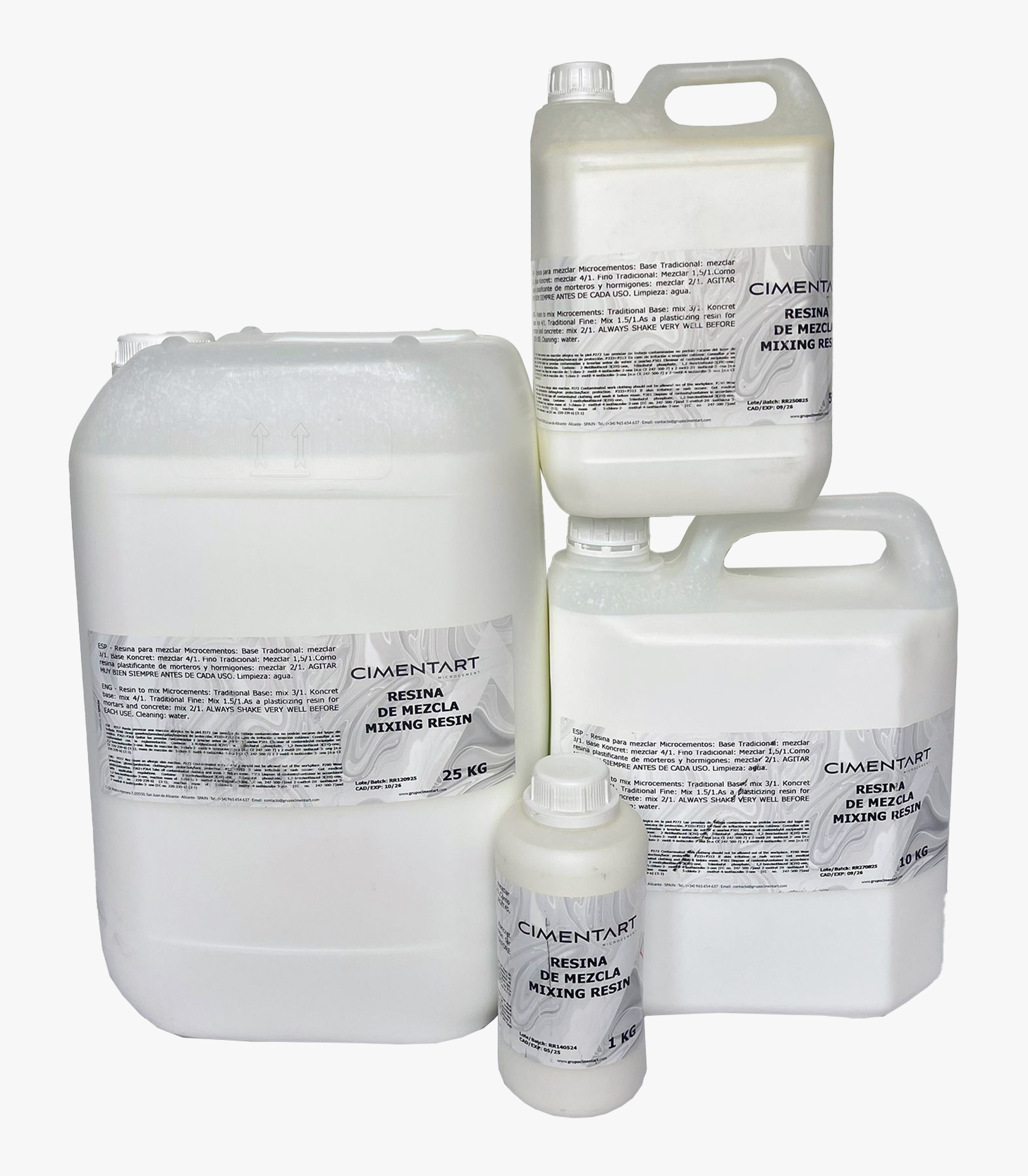 CimentArt Traditional Microcement Mixing Resins from MyMicrocement