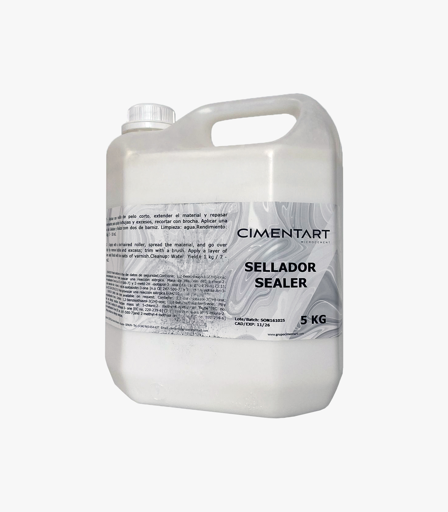 CimentArt Sealer 5kg available from MyMicrocement