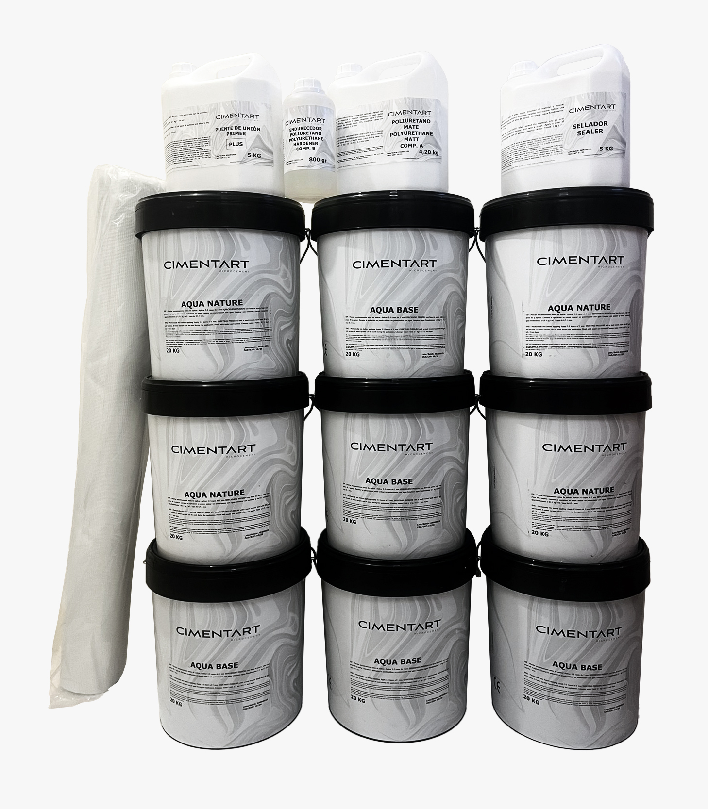 Cimentart Aqua Nature Microcement Kit available from MyMicrocement