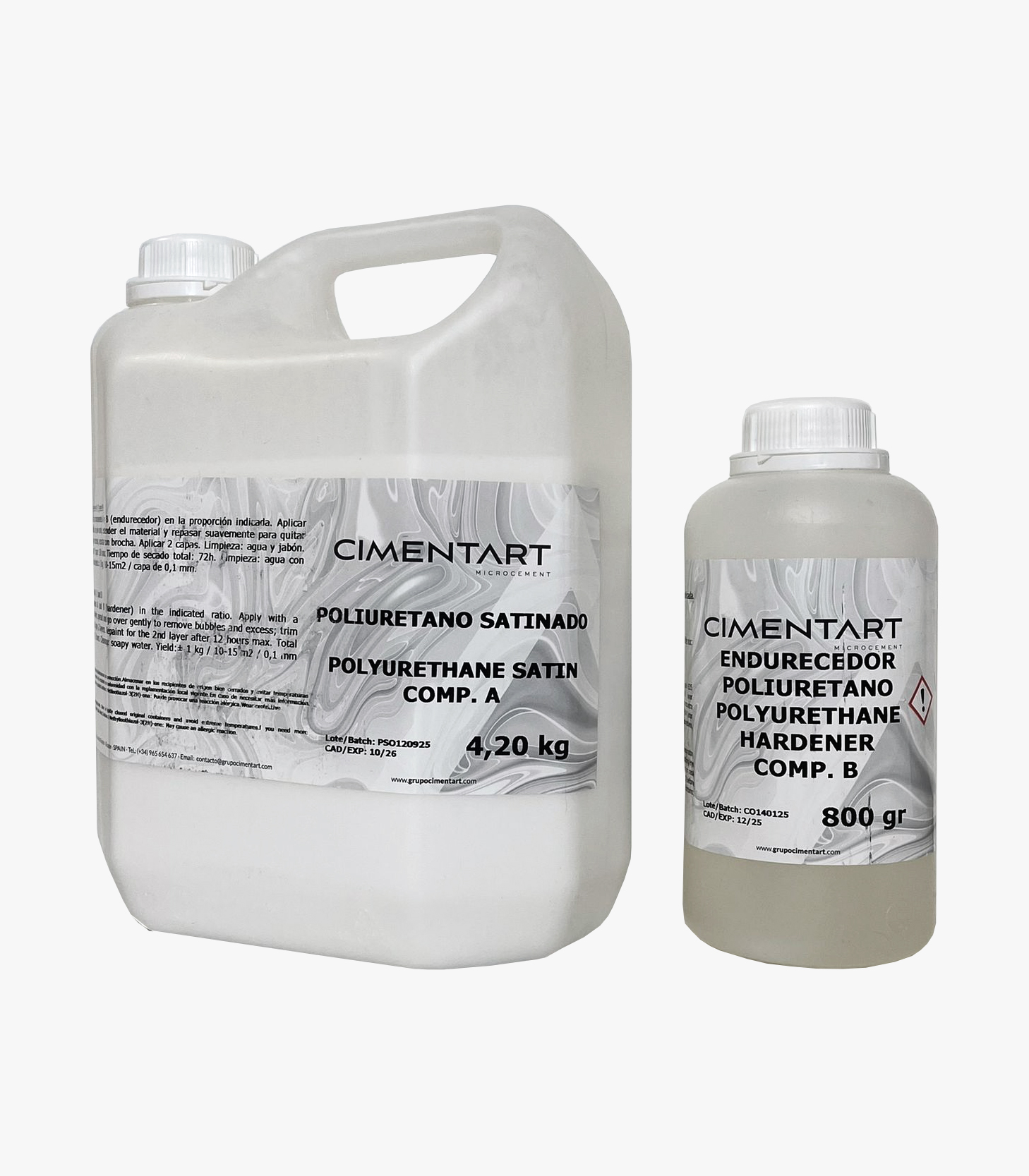 Cimentart Water based varnish (for up to 50m2) available from MyMicrocement