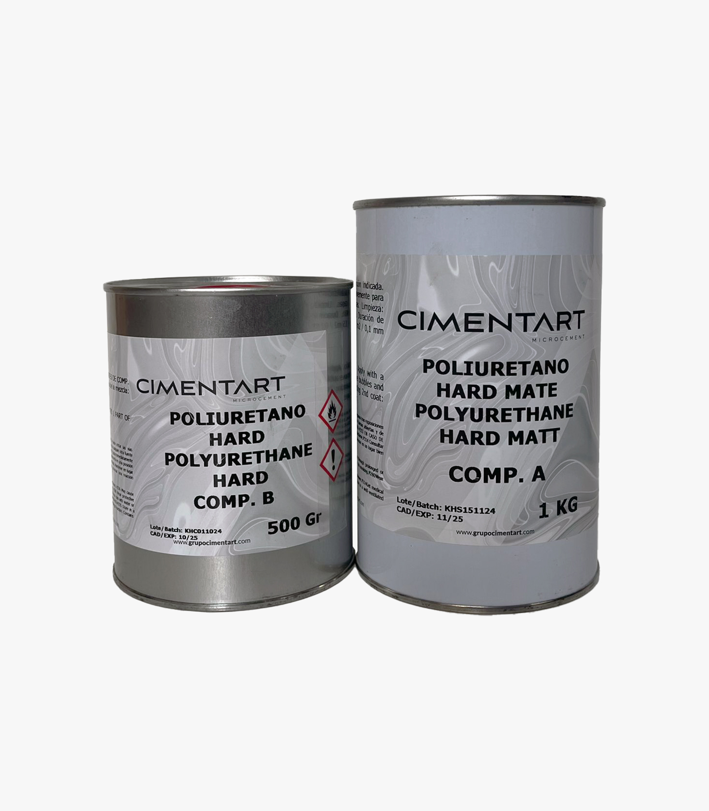 Cimentart Hard, solvent based varnish (for up to 10m2) available from MyMicrocement