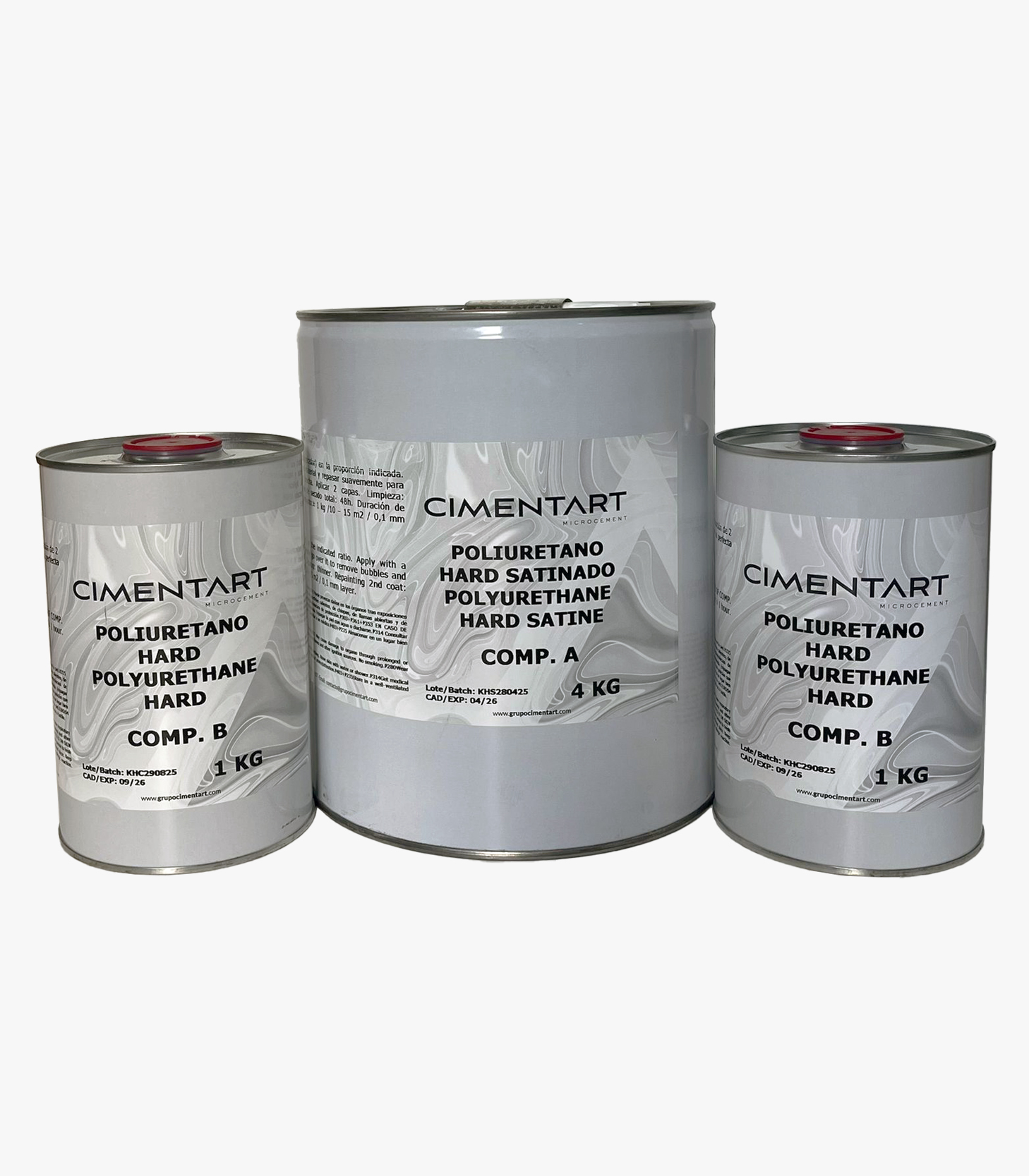 Cimentart Hard, solvent based varnish (for up to 50m2) available from MyMicrocement
